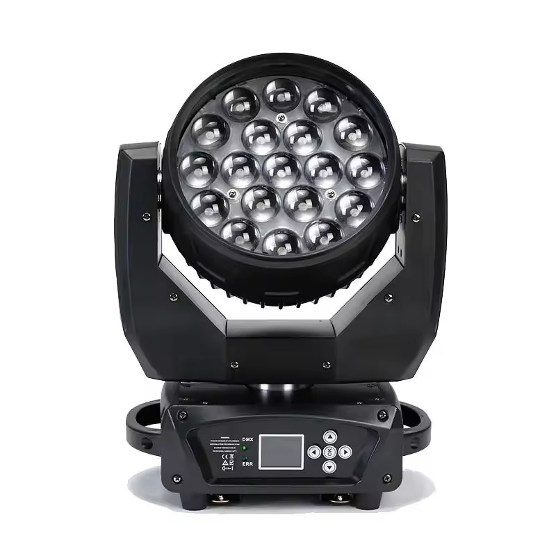 높은 밝기 세탁 줌 LED 19PCS * 15W 이동 헤드 스테이지 빛 엔터테인먼트