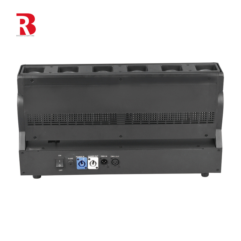 실내 LED 픽셀 줌 바 6pcs 40W RGBW 4-in-1 LED 이동 헤드 스테이지 라이트