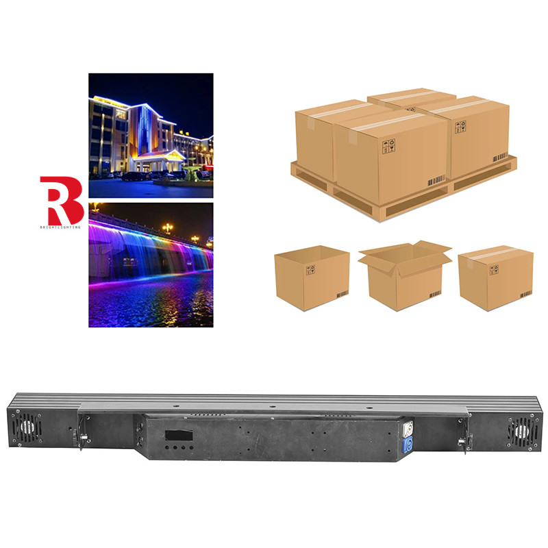 프로 LED 10 × 40W 빔 이동 무대 도시 RGBW DMX 효과 이벤트 라이트