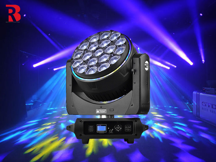 LED Bee Eye 4in1 이동 헤드 스테이지 라이트 RGBW 색상 혼합