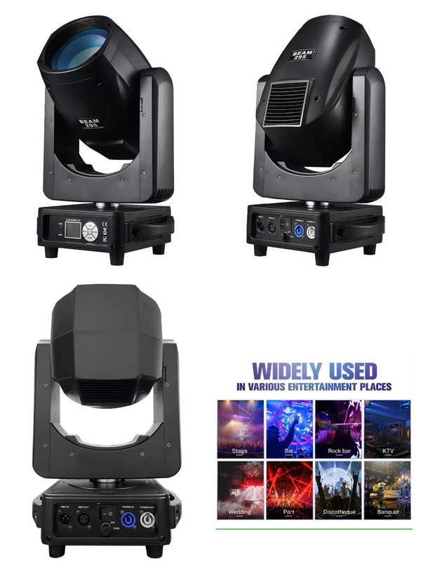 295W 빔 DMX512 디스코 스테이지 라이트