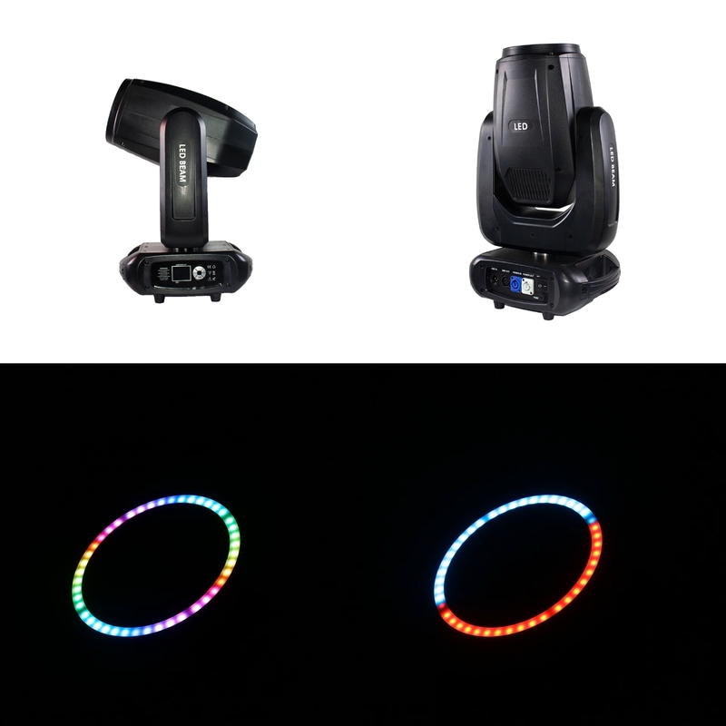 DMX512 LED 200w 실내 빔 이동 머리 씻기 DJ 나이트 클럽을 위한 스테이지 라이트
