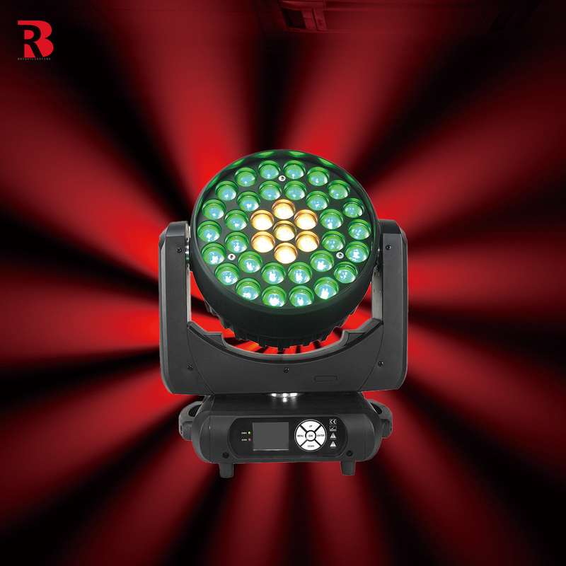 600W 37*15W 4in1 Beeye 오토 고보 LED 이동 헤드 라이트 프로 쇼