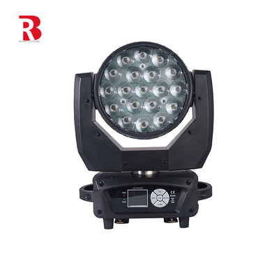 이동 헤드 라이트 19x15w RGBW 4in1 스테이지 바 디스코 결혼식